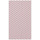 Gray Star Pink Red Robin Wreate Kerstmis Tafelkleed (Voorkant)