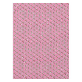 Gray Star Pink Red Robin Wreate Kerstmis Tafelkleed