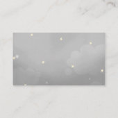 Gray Star Sky Book Request Card Visitekaartje (Achterkant)