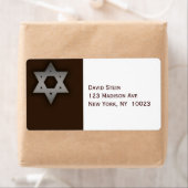 Gray Star van David accent adresetiketten Etiket (Insitu)