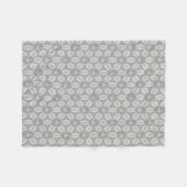 Gray Stars Blanket Fleece Deken (Voorkant (Horizontaal))