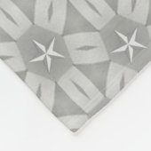 Gray Stars Blanket Fleece Deken (Hoek)