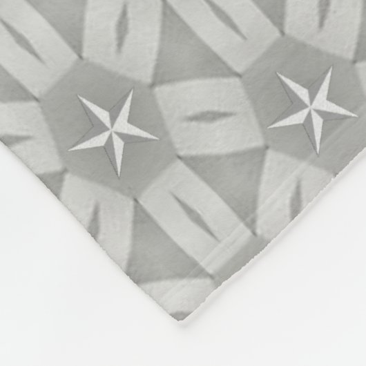 Gray Stars Blanket Fleece Deken (Hoek)