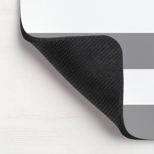 Gray Stripe Mousepad Muismat (Hoek)