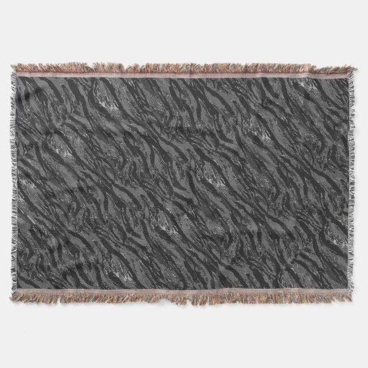 Gray Striped Camo Deken (Voorkant)