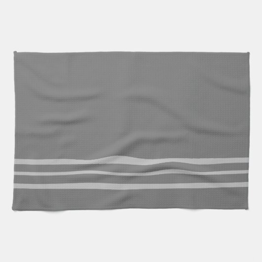 Gray Striped Kitchen Towel Theedoek (Horizontaal)