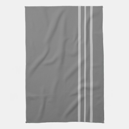 Gray Striped Kitchen Towel Theedoek (Verticaal)