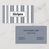 Gray Stripes Visitekaartje (Voorkant / Achterkant)