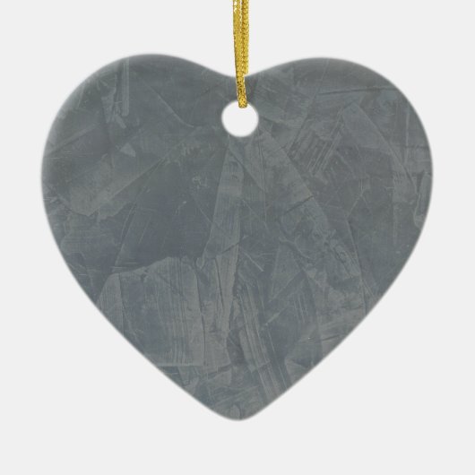 Gray Suede Keramisch Ornament (Voorkant)