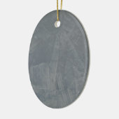 Gray Suede Keramisch Ornament (Links)