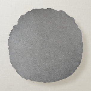 GRAY SUEDE ROND KUSSEN