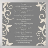 Gray Swirl doet het in ieder geval Poster (Voorkant)