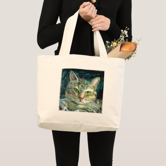 Gray Tabby Bag Grote Tote Bag (Voorkant (product))