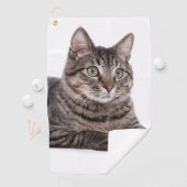 Gray Tabby Cat Golfhanddoek (Insitu)