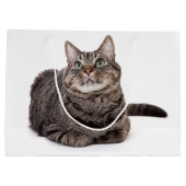 Gray Tabby Cat Groot Cadeauzakje (Achterkant)
