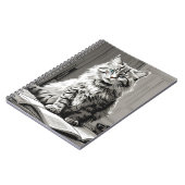 Gray Tabby Cat Notitieboek (Linkerzijde)