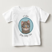 Gray Tabby Cat Painting - Cute Original Cat Art (Voorkant)