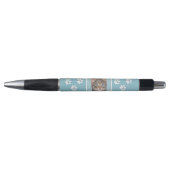Gray Tabby Cat Painting - Cute Original Cat Art Pen (Voorkant)