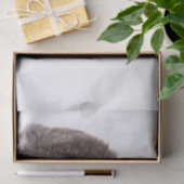 Gray Tabby Cat Tissuepapier (Geschenk)