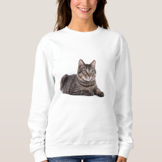 Gray Tabby Cat Trui (Voorkant)