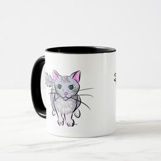 Gray Tabby Mok (Voorkant links)