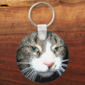 Gray Tabby sleutelhanger (Voorkant)