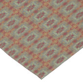 Gray Tan Brown Ochre Ivory Red Tribal Patroon Tafelkleed (Gekanteld)