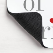 Gray Text Moeder van Bride Muismat (Hoek)