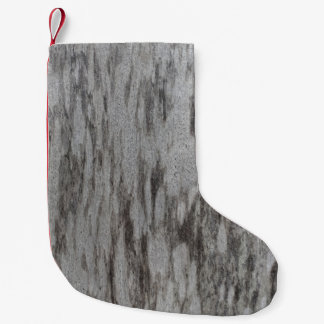 Gray textile kleine kerstsok