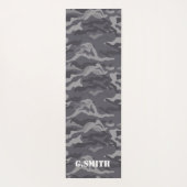 Gray Texture Camouflage. Camo je Yogamat (Achterkant)