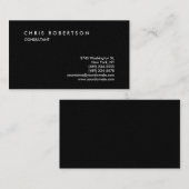 Gray Texture Consultant Modern Visitekaartje (Voorkant / Achterkant)