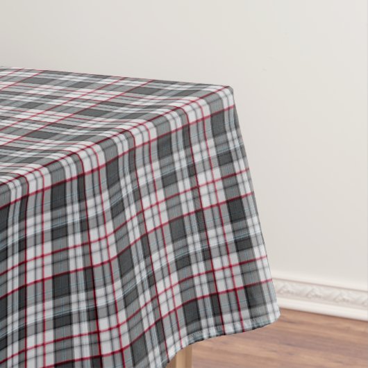 Gray textured tartan plaid tafelkleed (Voorbeeld)