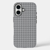 Gray Tile Pattern Case-Mate iPhone Case (Achterkant)