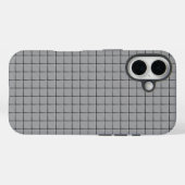 Gray Tile Pattern Case-Mate iPhone Case (Achterkant (horizontaal))
