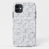 Gray Tiles Pattern Case-Mate iPhone Case (Achterkant)