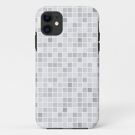 Gray Tiles Pattern Case-Mate iPhone Case (Achterkant)