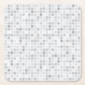 Gray Tiles Pattern Kartonnen Onderzetters (Voorkant)