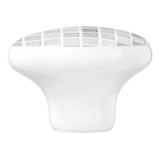 Gray Tiles Pattern Keramische Knop (Zijkant)