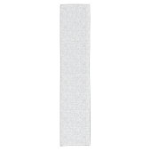 Gray Tiles Pattern Korte Tafelloper (Voorkant)