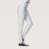Gray Tiles Pattern Leggings (Rechts)