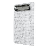 Gray Tiles Pattern Mini Klembord (Angled2)
