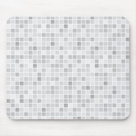 Gray Tiles Pattern Muismat (Voorkant)