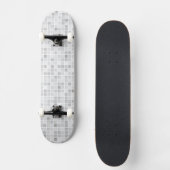 Gray Tiles Pattern Persoonlijk Skateboard (Voorkant)