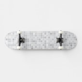 Gray Tiles Pattern Persoonlijk Skateboard (Horizontaal)