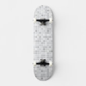 Gray Tiles Pattern Persoonlijk Skateboard (Voorkant)