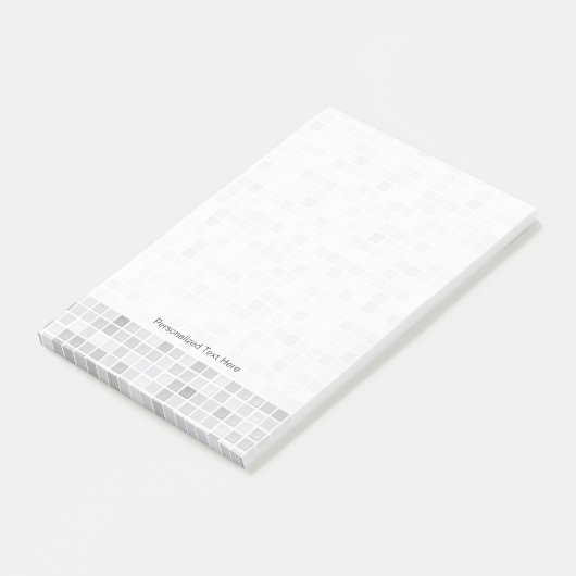 Gray Tiles Pattern Post-it® Notes (Schuin)