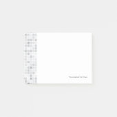Gray Tiles Pattern Post-it® Notes (Voorkant)