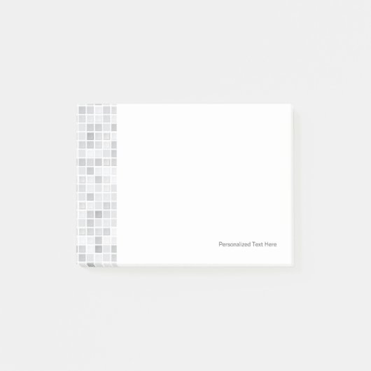 Gray Tiles Pattern Post-it® Notes (Voorkant)