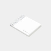 Gray Tiles Pattern Post-it® Notes (Schuin)