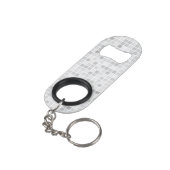 Gray Tiles Pattern Sleutelhanger Flessenopener (Achterkant Gekanteld)